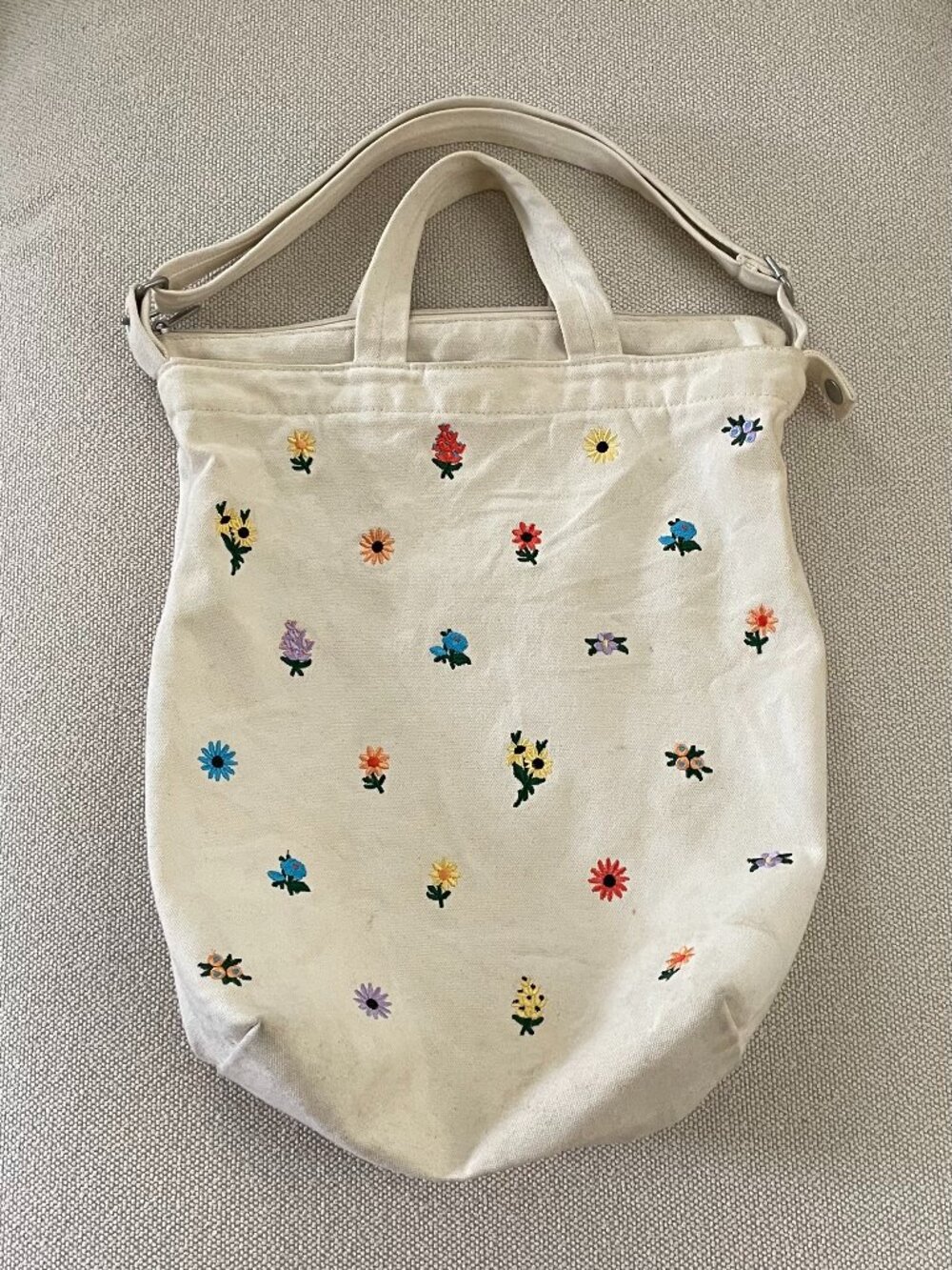 Baggu ditsy floral canvas duck tote